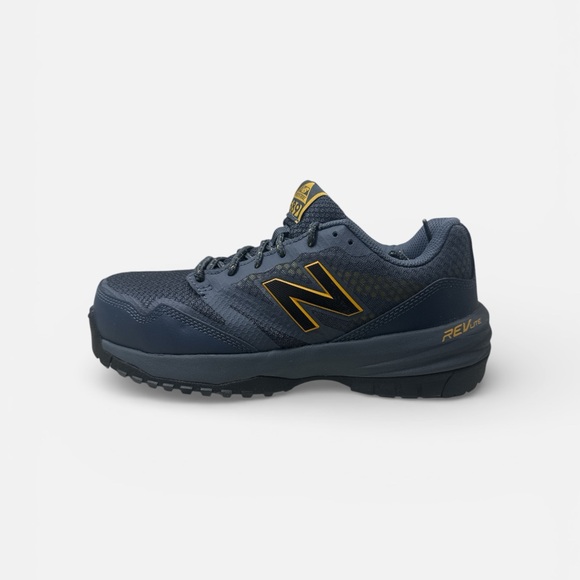 New Balance Other - New Balance Men's Dark Blue and Gold Steel Toe Sneakers for Workers